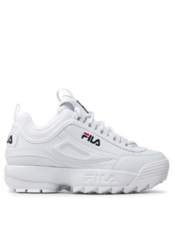 Sneakersy Fila Disruptor Kids 1010567.1FG Biały ze sklepu eobuwie.pl w kategorii Buty sportowe dziecięce - zdjęcie 181288337