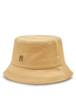Kapelusz Tommy Hilfiger Distinct Rain Bucket Hat AW0AW16781 Beżowy ze sklepu eobuwie.pl w kategorii Kapelusze damskie - zdjęcie 181288426