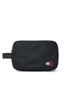 Kosmetyczka Tommy Jeans Tjm Ess Daily Nylon Washbag AM0AM13537 Czarny ze sklepu eobuwie.pl w kategorii Kosmetyczki - zdjęcie 181288655