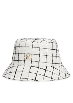 Kapelusz Tommy Hilfiger AW0AW16618 Écru ze sklepu eobuwie.pl w kategorii Kapelusze damskie - zdjęcie 181288819