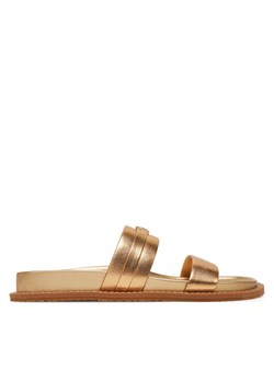 Sandały MICHAEL Michael Kors Mandy 40S5MAFS1M Złoty ze sklepu eobuwie.pl w kategorii Klapki damskie - zdjęcie 181288919