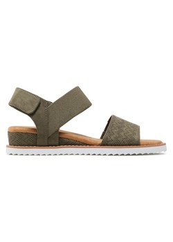 Sandały Skechers Desert Kiss 31440/OLV Zielony - id: 0000208262491 - marki Skechers - 181289125 Sandały Skechers Desert Kiss 31440/OLV Zielony ze sklepu eobuwie.pl w kategorii Sandały damskie - zdjęcie 181289125