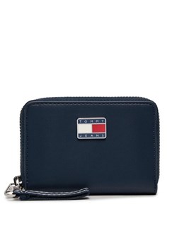 Mały Portfel Damski Tommy Jeans Tjw City-Wide Small Za AW0AW15940 Granatowy ze sklepu eobuwie.pl w kategorii Portfele damskie - zdjęcie 181289376