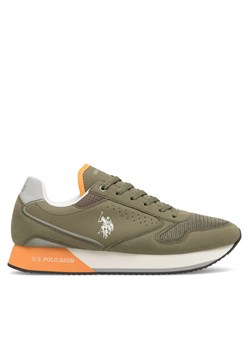 Sneakersy U.S. Polo Assn. NOBIL003G Zielony ze sklepu eobuwie.pl w kategorii Buty sportowe męskie - zdjęcie 181289438