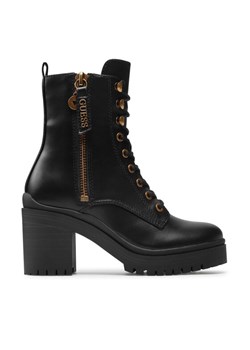 Botki Guess Cabra2 FL7CBR ELE10 Czarny ze sklepu eobuwie.pl w kategorii Botki - zdjęcie 181289745