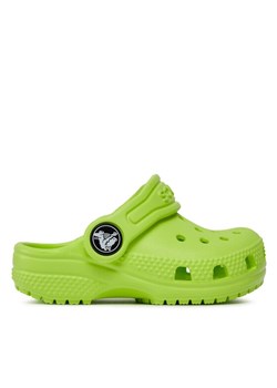 Klapki Crocs Classic Kids Clog T Limeade 206990 Zielony ze sklepu eobuwie.pl w kategorii Klapki dziecięce - zdjęcie 181290248