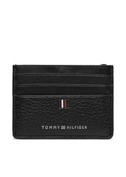 Etui na karty kredytowe Tommy Hilfiger Th Central Cc Holder AM0AM11858 Czarny ze sklepu eobuwie.pl w kategorii Etui - zdjęcie 181290437