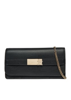 Torebka Tommy Hilfiger Th Heritage Lrg Flap W/Chain AW0AW16918 Czarny ze sklepu eobuwie.pl w kategorii Kopertówki - zdjęcie 181290488
