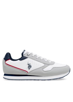 Sneakersy U.S. Polo Assn. NOBIK001C Biały ze sklepu eobuwie.pl w kategorii Buty sportowe dziecięce - zdjęcie 181290606