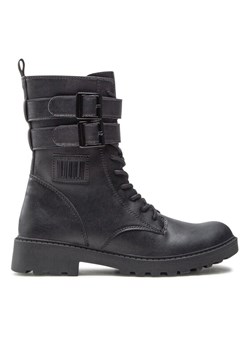 Trapery Geox J Casey G. B J2620B 000BC C9999 D Czarny ze sklepu eobuwie.pl w kategorii Workery damskie - zdjęcie 181290637
