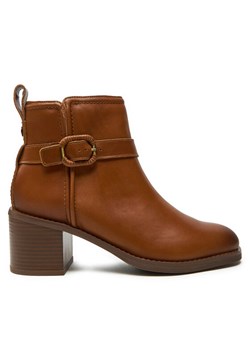 Botki Clarks Chamberly Trim 26178834 Brązowy ze sklepu eobuwie.pl w kategorii Botki - zdjęcie 181290676