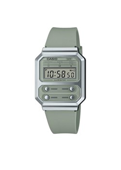 Zegarek Casio A100WEF-3AEF Zielony ze sklepu eobuwie.pl w kategorii Zegarki - zdjęcie 181290868