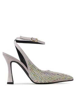 Sandały PINKO Lisette Slingback PE BLKS1 100566 A0N6 Szary ze sklepu eobuwie.pl w kategorii Czółenka - zdjęcie 181290917