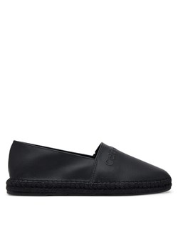 Espadryle Calvin Klein Espadrille Lth HM0HM01882 Czarny ze sklepu eobuwie.pl w kategorii Espadryle męskie - zdjęcie 181291035