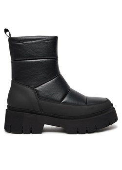 Botki HUGO Kris 50529838 10252070 01 Czarny ze sklepu eobuwie.pl w kategorii Botki - zdjęcie 181291109
