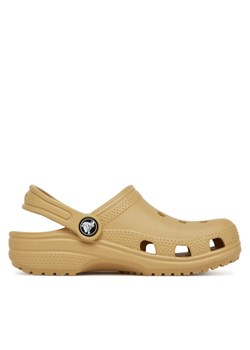 Klapki Crocs Classic Clog K 206991 Brązowy ze sklepu eobuwie.pl w kategorii Klapki dziecięce - zdjęcie 181291545