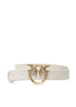 Pasek Damski Pinko Love Berry H2 Belt PE 23 PLT01 100143 A0F1 Biały ze sklepu eobuwie.pl w kategorii Paski damskie - zdjęcie 181291547