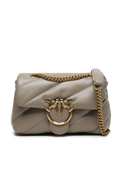 Torebka Pinko Love Mini Puff Cl AI 23-24 PLTT 100039 A0F2 Beżowy ze sklepu eobuwie.pl w kategorii Kopertówki - zdjęcie 181291565