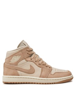Sneakersy Nike Air Jordan 1 Mid Se FJ3448 200 Écru ze sklepu eobuwie.pl w kategorii Buty sportowe damskie - zdjęcie 181291719