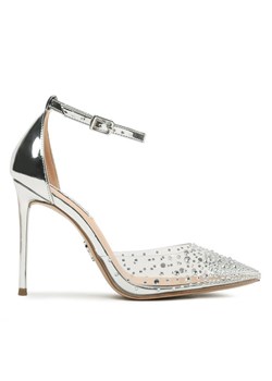 Szpilki Steve Madden Ravaged Sandal SM11002564 SM11002564-751 Srebrny - id: 0000302965069 - marki Steve Madden - 181291885 Szpilki Steve Madden Ravaged Sandal SM11002564 SM11002564-751 Srebrny ze sklepu eobuwie.pl w kategorii Czółenka - zdjęcie 181291885