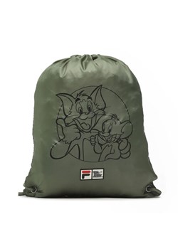 Worek Fila Tensta Warner Bros Small Sport Drawstring Backapck Zielony ze sklepu eobuwie.pl w kategorii Plecaki dla dzieci - zdjęcie 181291936