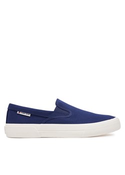 Tenisówki Tommy Jeans Slip On Canvas Color EM0EM01544 Granatowy ze sklepu eobuwie.pl w kategorii Trampki męskie - zdjęcie 181292036