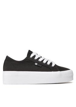 Tenisówki DC Manual Platform ADJS300280 Czarny ze sklepu eobuwie.pl w kategorii Trampki damskie - zdjęcie 181292169