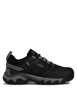 Trekkingi Keen Ridge Flex Wp M 1024916 Czarny ze sklepu eobuwie.pl w kategorii Buty trekkingowe męskie - zdjęcie 181292576