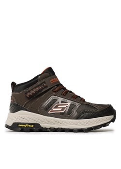 Sneakersy Skechers Trekor 403712L/CHBK Brązowy ze sklepu eobuwie.pl w kategorii Buty zimowe dziecięce - zdjęcie 181292717