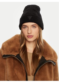 Czapka Guess AW5210 POL01 Czarny ze sklepu eobuwie.pl w kategorii Czapki zimowe damskie - zdjęcie 181292856