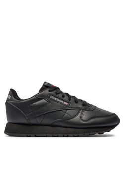 Sneakersy Reebok Classic Leather GZ6094 Czarny ze sklepu eobuwie.pl w kategorii Buty sportowe dziecięce - zdjęcie 181292935