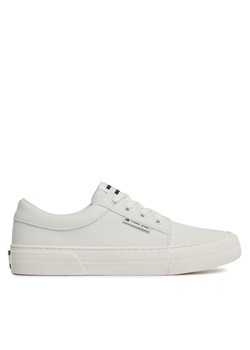 Sneakersy Tommy Jeans Tjm Vulc. Skate Derby Ess EM0EM01400 Écru ze sklepu eobuwie.pl w kategorii Trampki męskie - zdjęcie 181293037