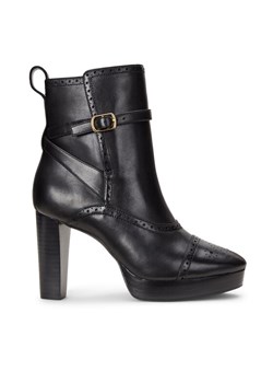 Botki LAUREN RALPH LAUREN 802908331005 Czarny ze sklepu eobuwie.pl w kategorii Botki - zdjęcie 181293115
