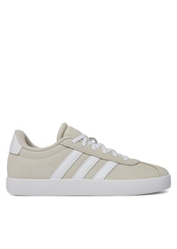 Sneakersy adidas Vl Court 3.0 K  ID6312 Beżowy ze sklepu eobuwie.pl w kategorii Trampki dziecięce - zdjęcie 181293177
