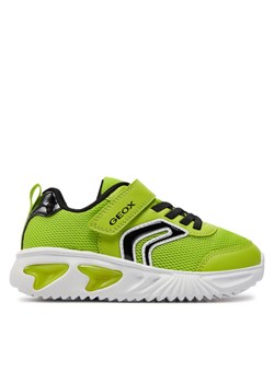 Sneakersy Geox J Assister Boy J45DZC 014CE C3707 S Zielony ze sklepu eobuwie.pl w kategorii Buty sportowe dziecięce - zdjęcie 181293329