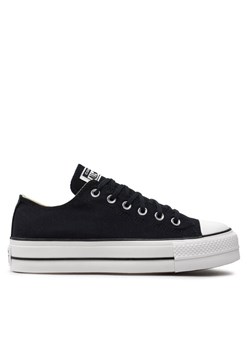 Trampki Converse Chuck Taylor All Star Lift Ox 560250C Czarny ze sklepu eobuwie.pl w kategorii Trampki damskie - zdjęcie 181293438