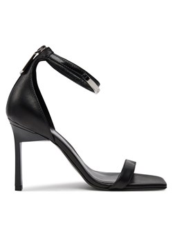 Sandały Calvin Klein Heel Sandal 90 Metal Bar Lth HW0HW01946 Czarny - id: 0000303842475 - marki Calvin Klein - 181293457 Sandały Calvin Klein Heel Sandal 90 Metal Bar Lth HW0HW01946 Czarny ze sklepu eobuwie.pl w kategorii Sandały damskie - zdjęcie 181293457