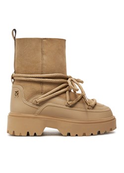 Śniegowce Tommy Hilfiger FW0FW08085 Beżowy ze sklepu eobuwie.pl w kategorii Śniegowce damskie - zdjęcie 181293607