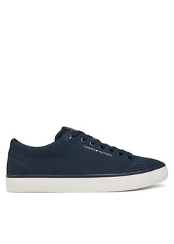 Tenisówki Tommy Hilfiger Hi Vulc Low Core Canvas FM0FM05396 Granatowy ze sklepu eobuwie.pl w kategorii Trampki męskie - zdjęcie 181293709