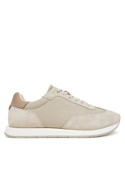 Sneakersy Calvin Klein Low Prof Runn Laceup Cv Mix HM0HM01723 Beżowy ze sklepu eobuwie.pl w kategorii Buty sportowe męskie - zdjęcie 181293949
