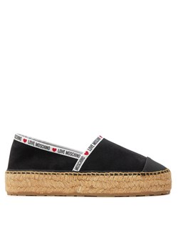 Espadryle LOVE MOSCHINO JA10553G0IIG0000 Czarny ze sklepu eobuwie.pl w kategorii Espadryle damskie - zdjęcie 181294038