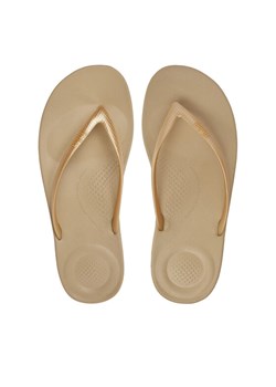 Japonki FitFlop Iqushion E54 Złoty ze sklepu eobuwie.pl w kategorii Klapki damskie - zdjęcie 181294218