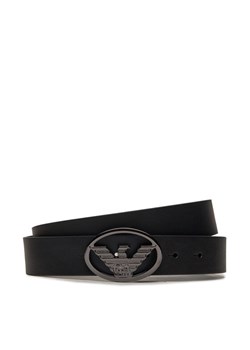 Pasek Męski Emporio Armani Y4S648 YQ87I 80001 Czarny ze sklepu eobuwie.pl w kategorii Paski męskie - zdjęcie 181294368