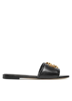 Klapki Tory Burch Eleanor Slide 88744 Czarny ze sklepu eobuwie.pl w kategorii Klapki damskie - zdjęcie 181294517