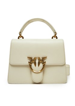 Torebka PINKO Love One Top Handle Mini Light PE 23 PLTT 100071 A0F1 Écru ze sklepu eobuwie.pl w kategorii Kuferki - zdjęcie 181294706