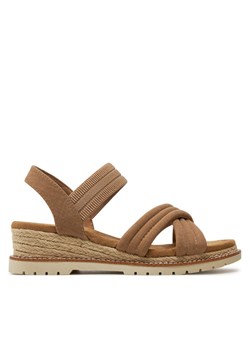 Espadryle Skechers Desert Chill-Sweet Crossing 114685/TAN Brązowy ze sklepu eobuwie.pl w kategorii Sandały damskie - zdjęcie 181294857