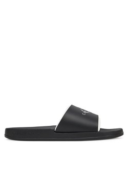 Klapki Calvin Klein Jeans Slide Rubber Neoprene Monologo YM0YM00361 Czarny ze sklepu eobuwie.pl w kategorii Klapki męskie - zdjęcie 181294928