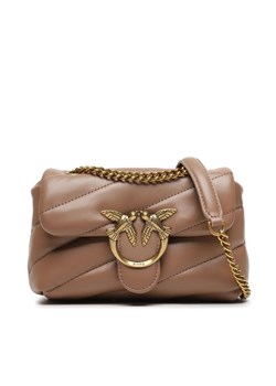 Torebka Pinko Love Baby Puff C AI 23-24 PLTT 100040 A0F2 Beżowy ze sklepu eobuwie.pl w kategorii Kopertówki - zdjęcie 181295247
