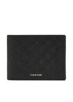 Duży Portfel Męski Calvin Klein Ck Must Mono Bifold 5cc W/Coi K50K512703 Czarny ze sklepu eobuwie.pl w kategorii Portfele męskie - zdjęcie 181295398
