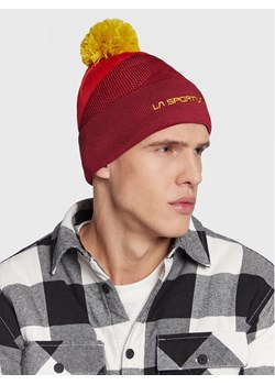 Czapka La Sportiva Knitty Y58320319 Czerwony ze sklepu eobuwie.pl w kategorii Czapki zimowe męskie - zdjęcie 181295467